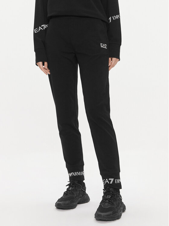 EA7 Emporio Armani EA7 Emporio Armani Sportinis kostiumas 8NTV52 TJTXZ 1200 Juoda Regular Fit