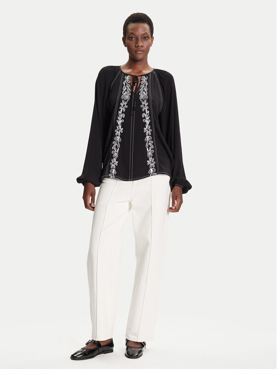 Desigual Desigual Bluză Tallo 25WWBW07 Negru Loose Fit