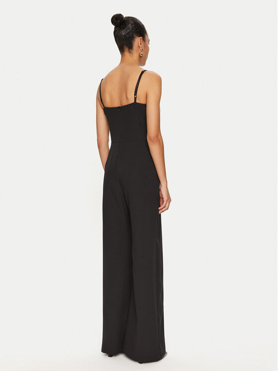 Rinascimento Rinascimento Jumpsuit CFC0121146003 Nero Slim Fit