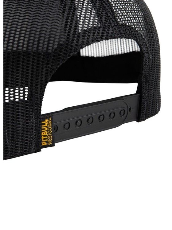 PITBULL PITBULL Czapka z daszkiem Czapka Snapback Flat Mesh DOGS uniwersalny Czarny