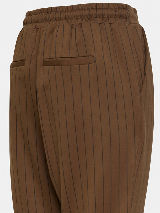 Fransa Fransa Riidest püksid 20610972 Pruun Regular Fit