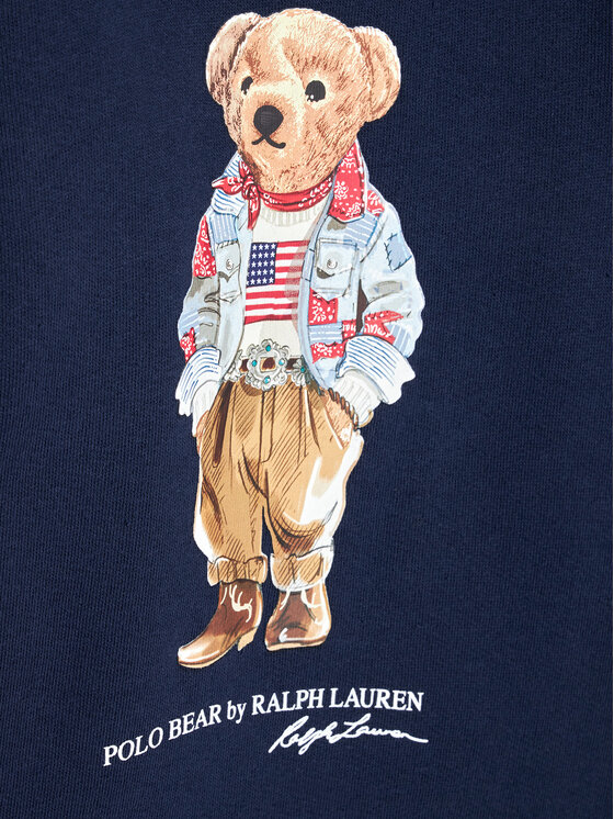Polo Ralph Lauren Polo Ralph Lauren Majica dugih rukava Bear 312850652002 Tamnoplava Regular Fit