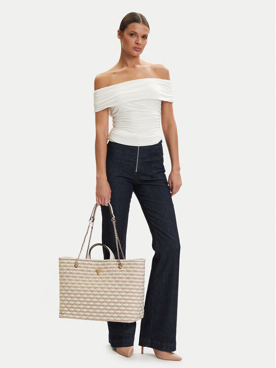 Guess Geantă Giully II HWAG96 73290 Bej deschis