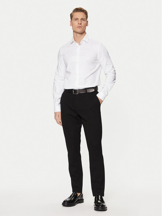 Calvin Klein Calvin Klein Koszula K10K113851 Biały Slim Fit