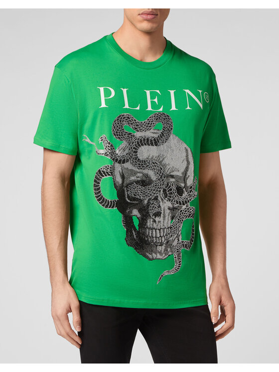PHILIPP PLEIN PHILIPP PLEIN T-shirt 851 Verde Regular Fit