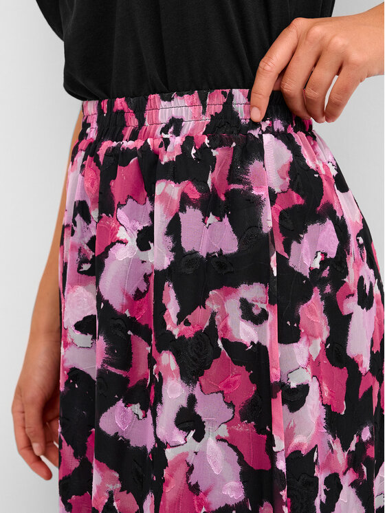 Kaffe Kaffe Spódnica midi Amanda 10508165 Różowy Regular Fit