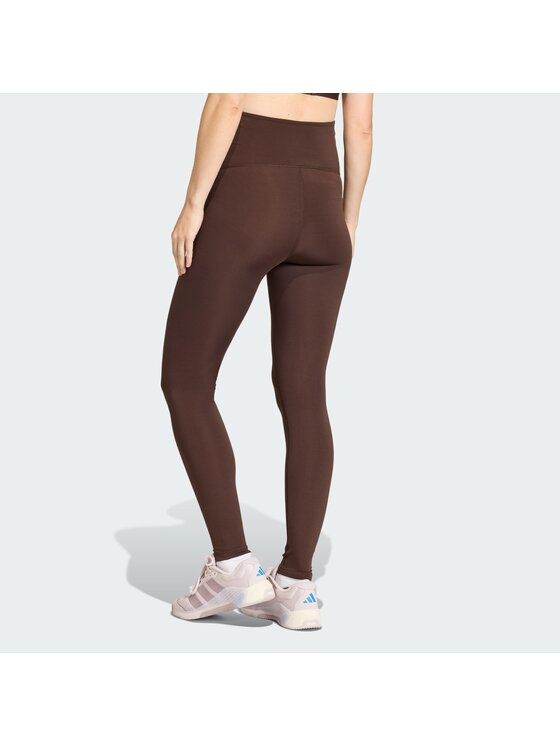 adidas adidas Legginsy 159852 Brązowy Fitted Fit