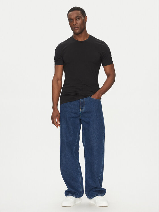 Calvin Klein Underwear Calvin Klein Underwear Souprava triček LV00NB4185 Černá Regular Fit