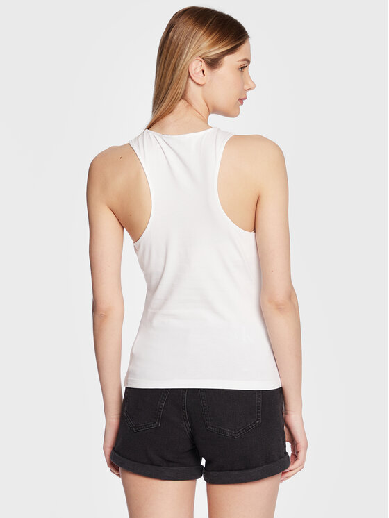 Calvin Klein Jeans Calvin Klein Jeans Top J20J220765 Bijela Regular Fit