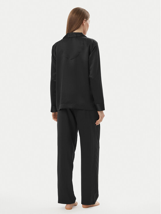 LAUREN RALPH LAUREN LAUREN RALPH LAUREN Пижама ILN92556 Черен Relaxed Fit