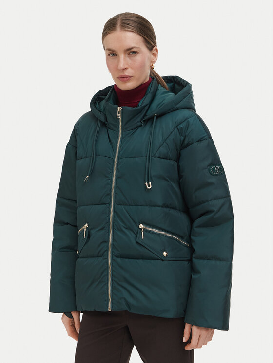 Liu Jo Liu Jo Μπουφάν χειμωνιάτικο TF6006 TS62A Πράσινο Regular Fit
