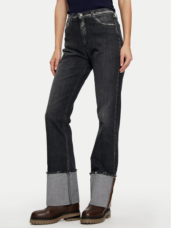 Please Please Jeans P3APCPOEQS Grigio Regular Fit