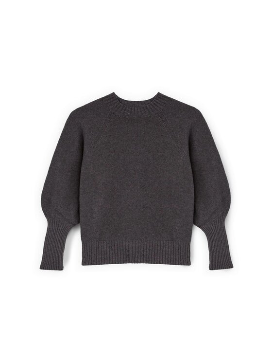 Motivi Motivi Sweter M245E002263N023 Szary Regular Fit