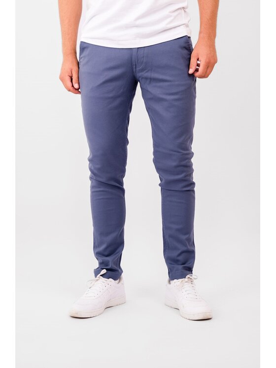Chinosy TeeShoppen, Rozmiar 28/34, Niebieskie, 'Perform Collection'