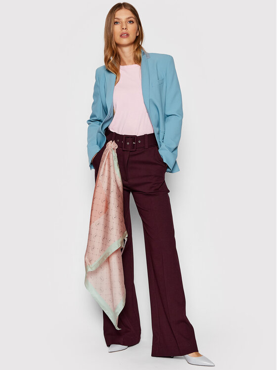 Trussardi Trussardi Хустка Foulard Monogram 59Z00331 Рожевий