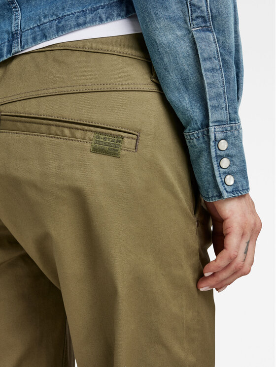 G-Star Raw G-Star Raw Chino D22539-C072-B212 Zelena Boyfriend Fit