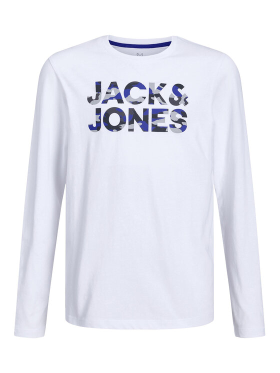 Jack&Jones Junior Blūze 12245920 Balts Loose Fit