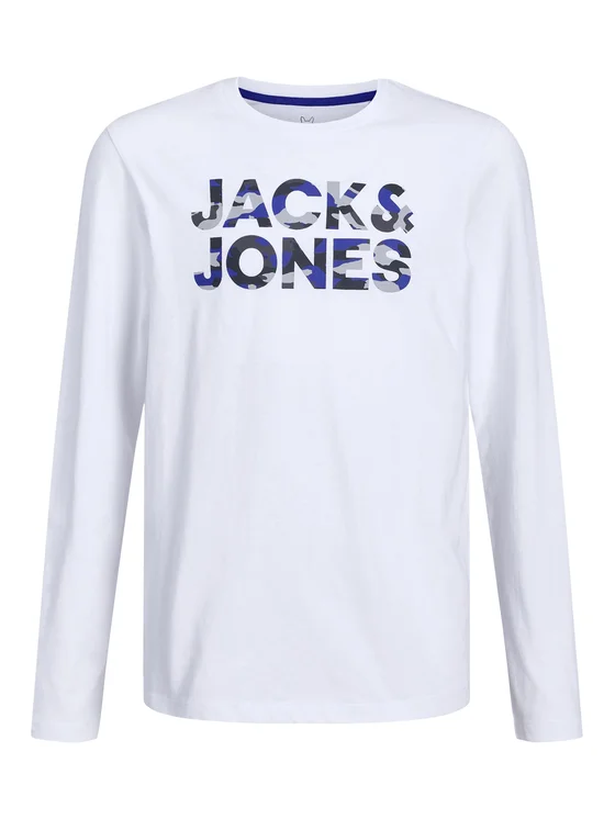Jack&Jones Junior Bluse 12245920 Weiß Loose Fit CN7682