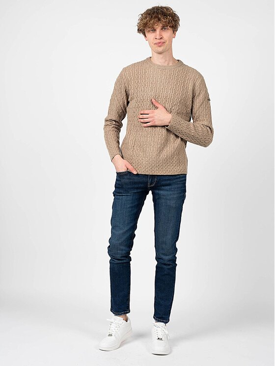 Sweter, rozmiar L, Beżowy, PM702278 | New Jules