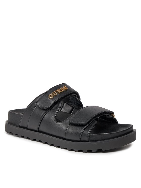 Guess Guess Klapki Fabulon FLJFBU ELE19 Czarny