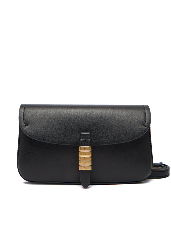 PINKO Geantă Saddle Flat AI 25-26 PCPL 105349 A1ZX Negru