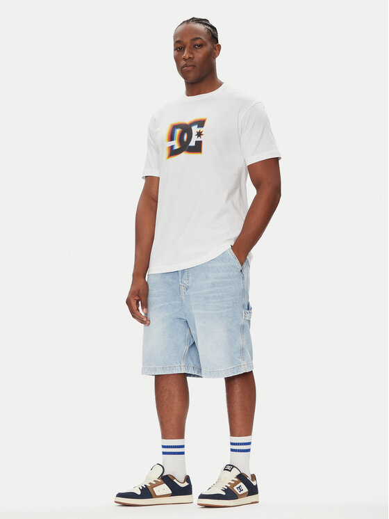 DC Shoes DC Shoes Póló Tracer Star Hss ADYZT05444 Fehér Heritage Fit