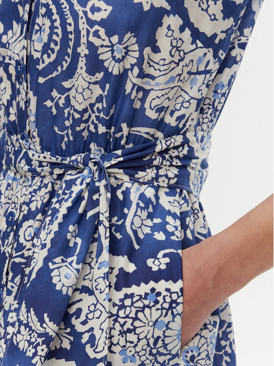 Luisa Spagnoli Luisa Spagnoli Hemdkleid Pandoro 542129 Blau Regular Fit