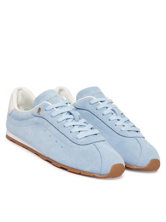 Tommy Hilfiger Tommy Hilfiger Sportcipők Th Bella Low Runner Suede FW0FW09189 Kék