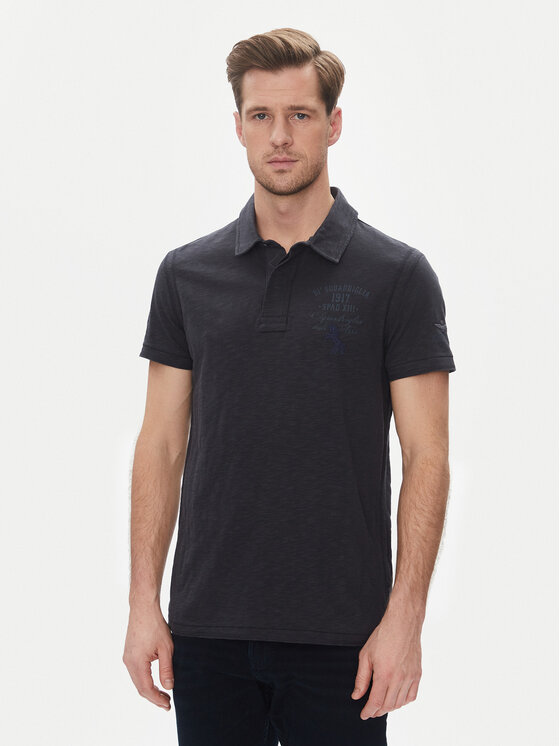 Aeronautica Militare Polo 251PO1857J680 Blu scuro Regular Fit, taglia : XXL