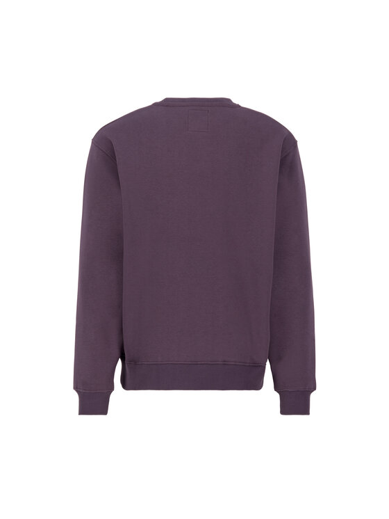 Alpha Industries Alpha Industries Bluza Basic Small Logo Sweatshirt Fioletowy Regular Fit
