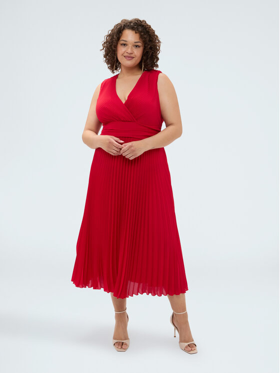 Fiorella Rubino Fiorella Rubino Sukienka koktajlowa 7012T001853N016 Czerwony A-Line Fit