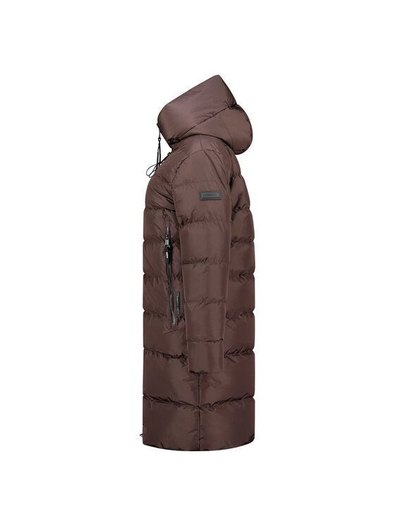 Geographical Norway Geographical Norway Parka WZ7108F/GN-DARK BROWN Brązowy Reglan Fit