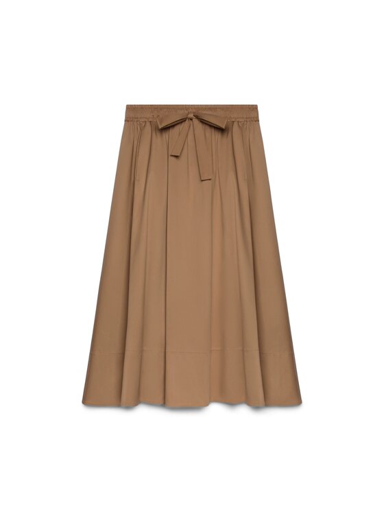 Fiorella Rubino Fiorella Rubino Gonna midi 1700L000544N012 Marrone A-Line Fit