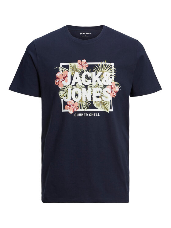 Jack&Jones Junior Majica 12225314 Mornarsko modra Regular Fit