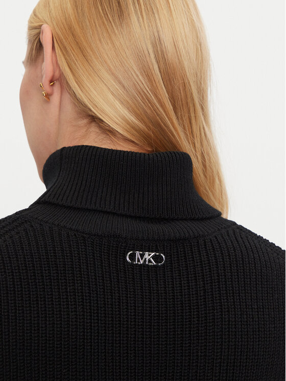MICHAEL Michael Kors MICHAEL Michael Kors Rollkragenpullover MF460YUF2G Schwarz Regular Fit