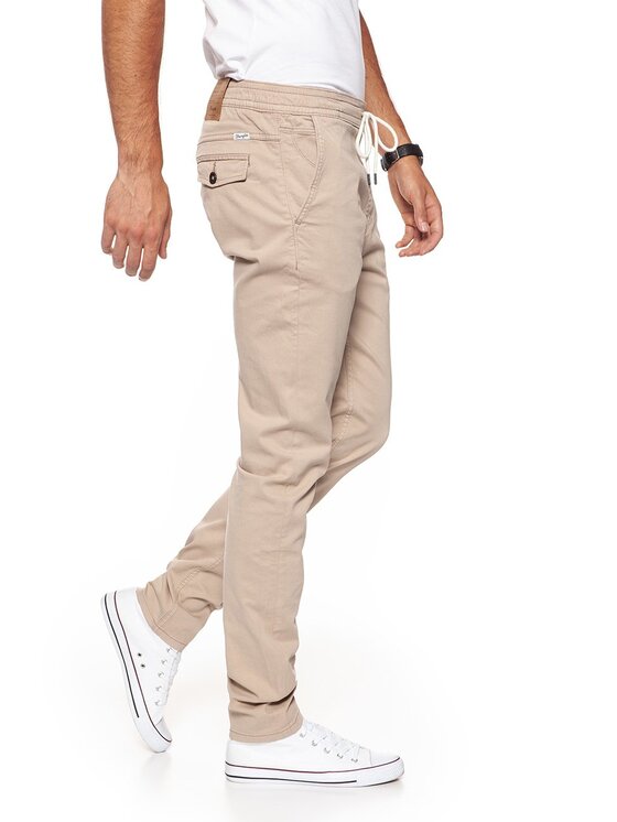 Wrangler Wrangler Pantaloni chino CHINO Beige Regular Fit