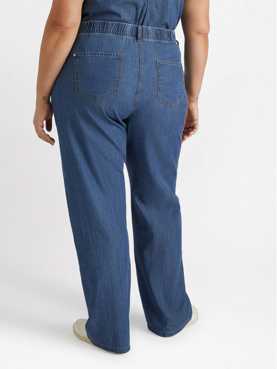 Fiorella Rubino Fiorella Rubino Jeansy P584T004839N024 Niebieski Over Fit