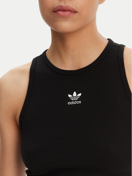 adidas adidas Top Essentials IW5736 Czarny Slim Fit