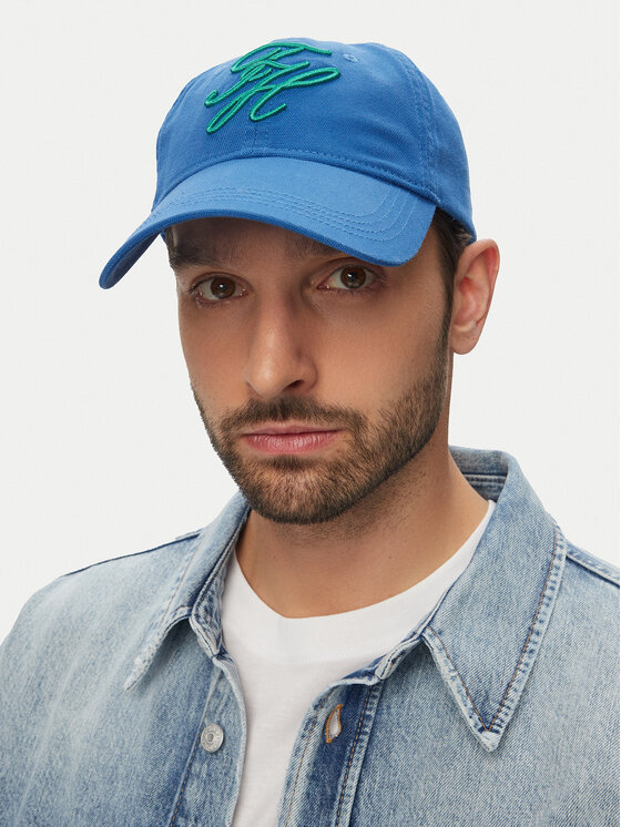 Tommy Hilfiger Tommy Hilfiger Kepurė su snapeliu AM0AM14120 Mėlyna