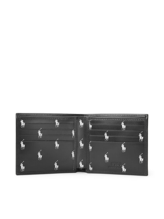Polo Ralph Lauren Polo Ralph Lauren Veliki muški novčanik Mpolo Sp24 Del2 405845398001 Crna