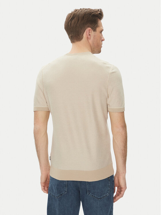 BOSS BOSS T-Shirt Jianfranco 50537642 Biały Regular Fit
