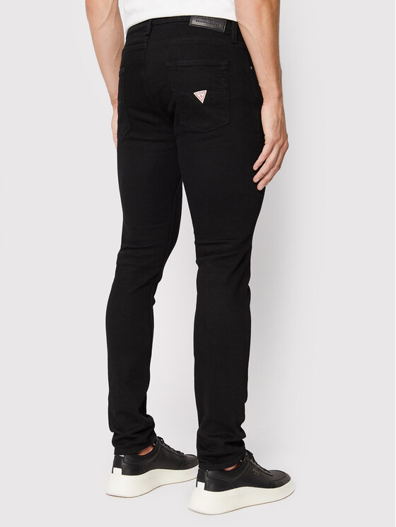 Guess Guess Jeansy Chris M2YA27 D4Q51 Czarny Super Skinny Fit