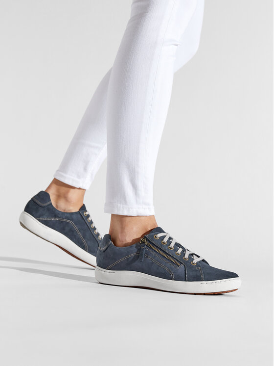 Clarks Clarks Tenisice Nalle Lace 261635704 Tamnoplava
