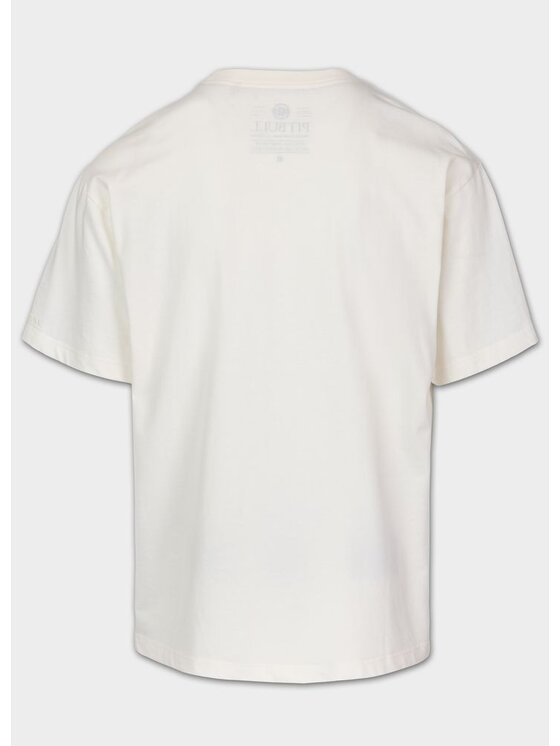 PITBULL PITBULL T-Shirt SKULL LOGO Biały Regular Fit