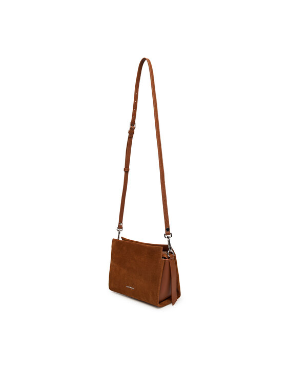 Coccinelle Coccinelle Geantă P6P Boheme Suede Bimaterial E1 P6P 58 01 01 Maro