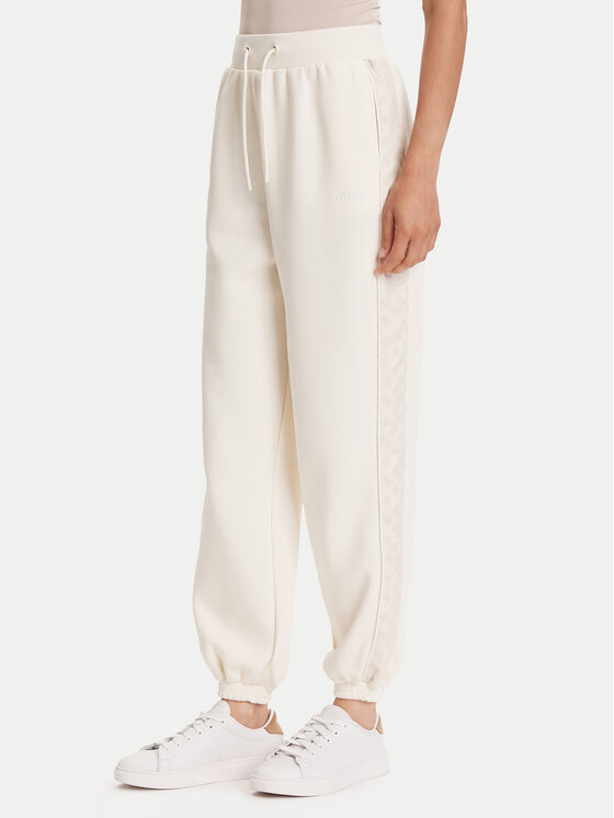 Guess Guess Jogginghose V5YB02 KB3P2 Écru Regular Fit