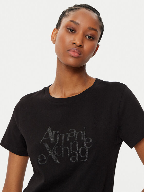 Armani Exchange Armani Exchange T-shirt XW000109 AF10359 UC001 Crna Regular Fit