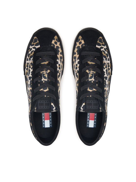 Tommy Jeans Tommy Jeans Sneakersy Archive Y2K Cheetah EN0EN03145 Brązowy