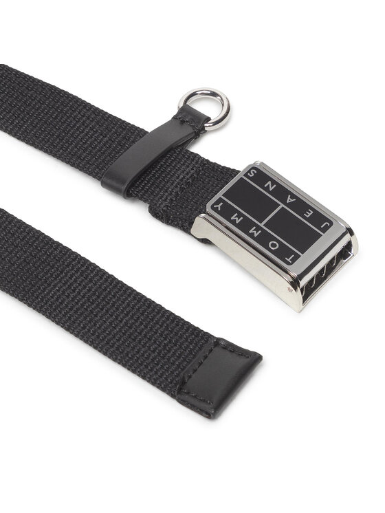 Tommy Jeans Tommy Jeans Pasek Damski Tjw New Webbing Belt 2.5 AW0AW11651 Czarny