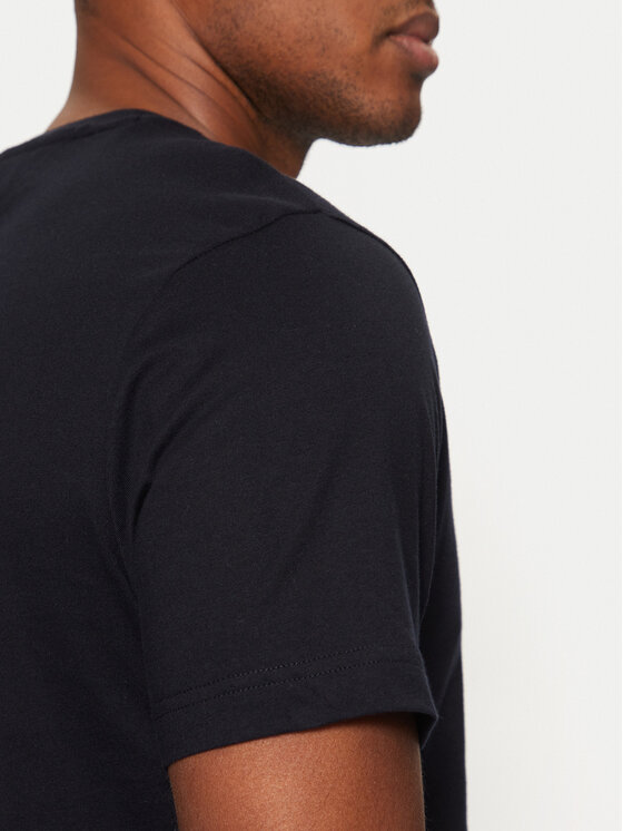Tommy Hilfiger Tommy Hilfiger T-Shirt Essential MW0MW37267 Granatowy Regular Fit